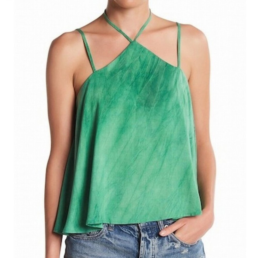 CAD Tie-Dye Swing Knit Cami Strappy Tank Top NEW